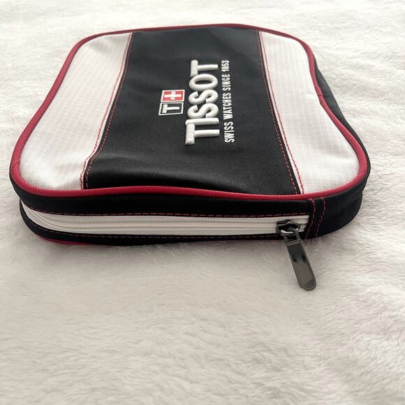Tissot Swiss Watches Travel Bag Toiletry Case Zippered Pouch Shaving Cosmetic - Picture 5 of 7
